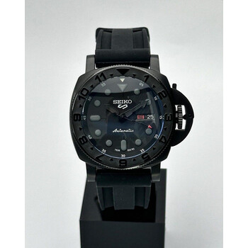 Custom Seiko Mod • Full Black Dual-Time PAM • 42mm